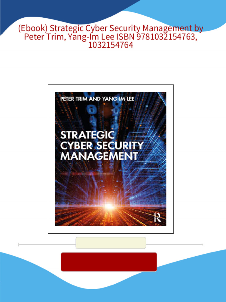 [Ebooks PDF] download (Ebook) Strategic Cyber Security Management by