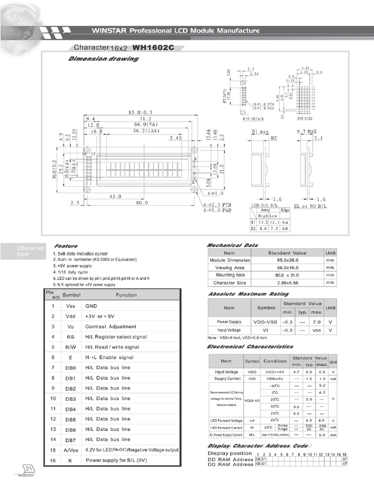 7229 - WH1602C GGH HT | PDF