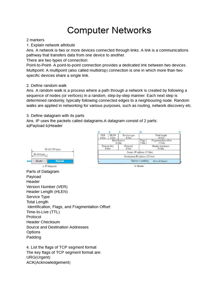 Key Concepts in Computer Networks | PDF | File Transfer Protocol ...