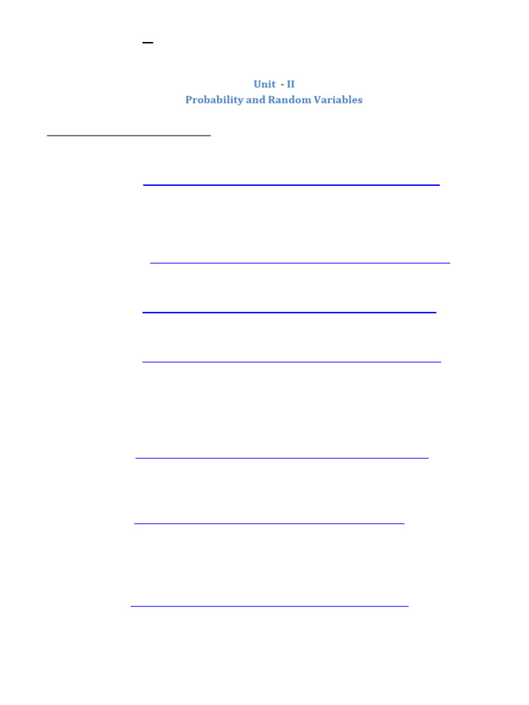 MA4151: Probability & Random Variables | PDF | Probability Distribution ...