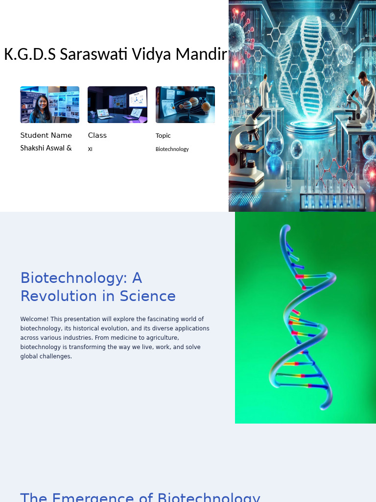 Biotechnology A Revolution in Science | PDF | Biotechnology | Genetic ...