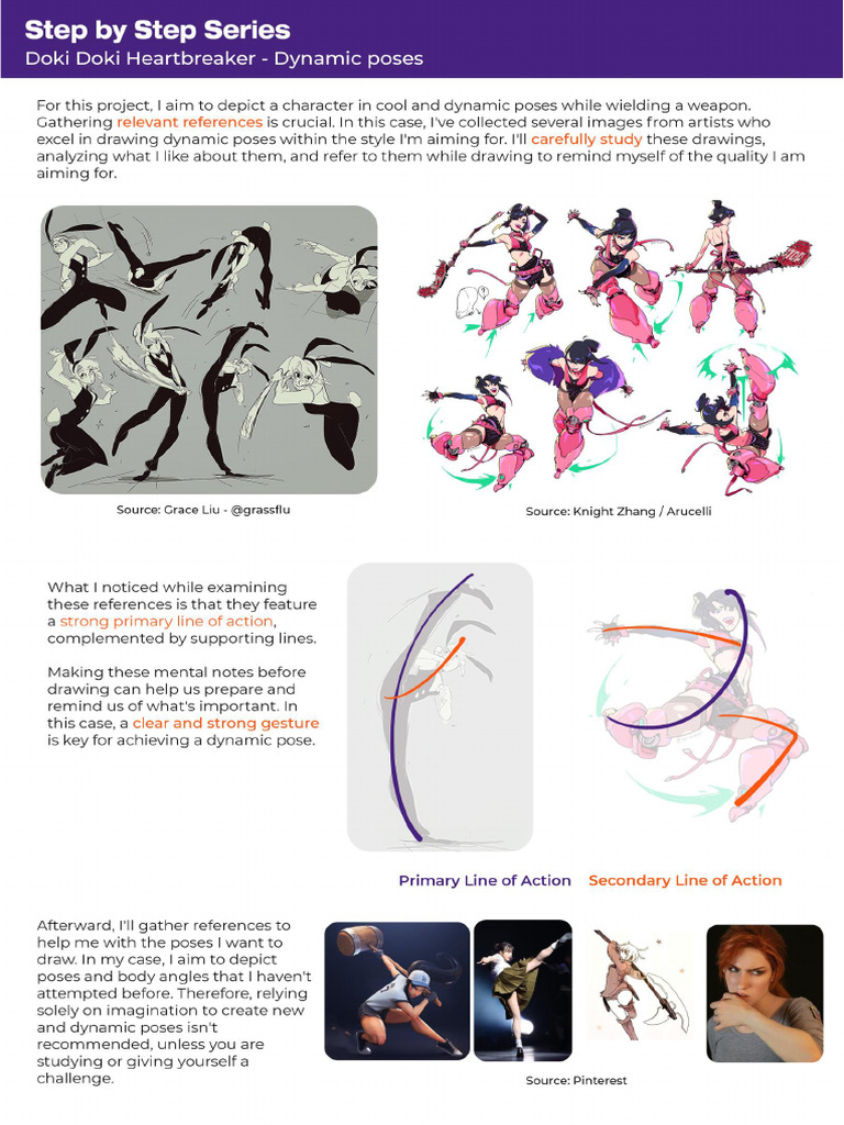 Visign Academy-Step-By-Step - Dynamic Poses (Doki Doki Heartbreaker) | PDF
