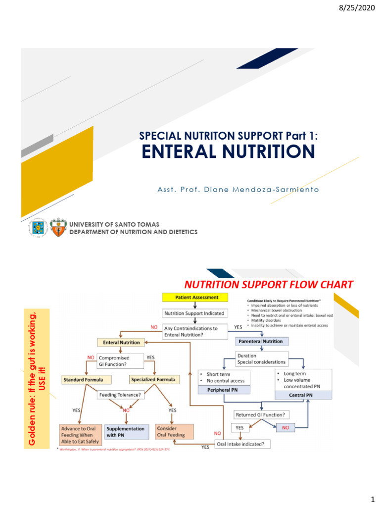 Enteral Nutrition: Guidelines and Practices | PDF | Gastrointestinal ...