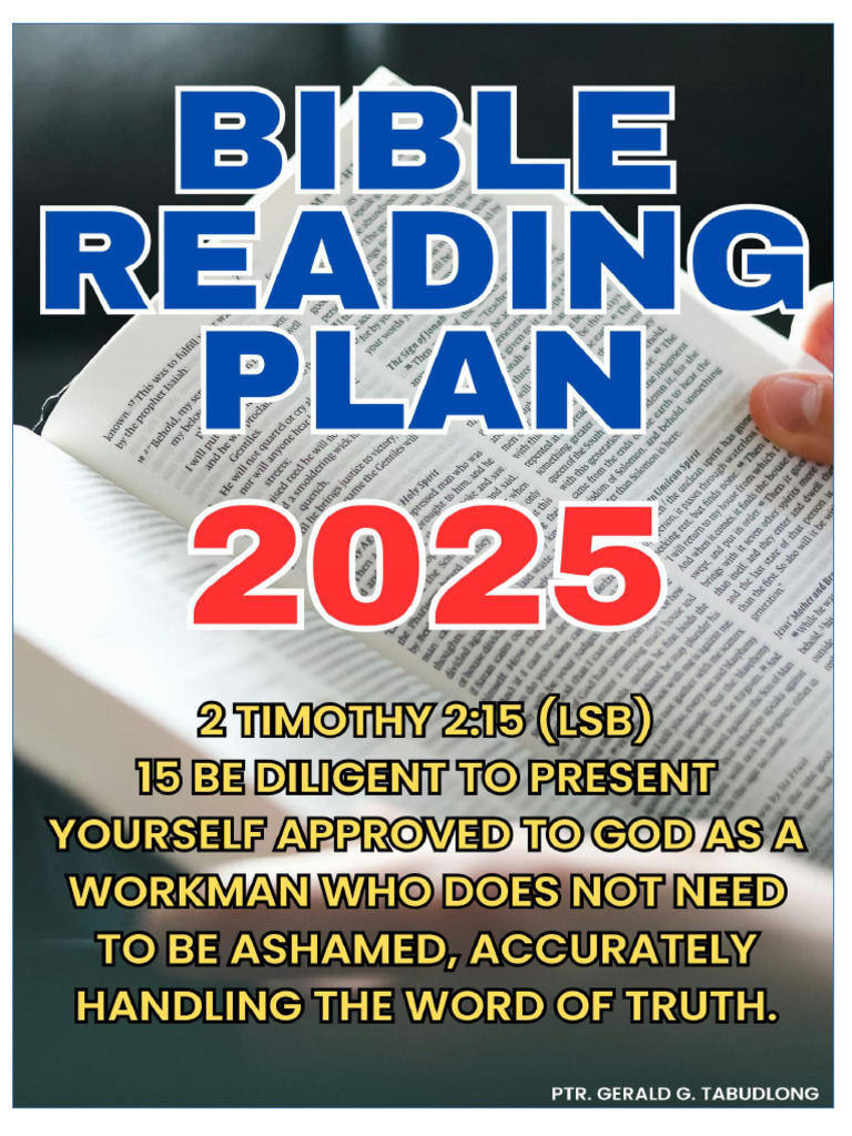 2025 Bible Reading Plan Guide | PDF | Book Of Numbers | Acts Of The ...