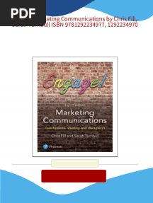 (Ebook) Marketing Communications by Chris Fill, Sarah Turnbull ISBN 9781292234977, 1292234970 all chapter instant download
