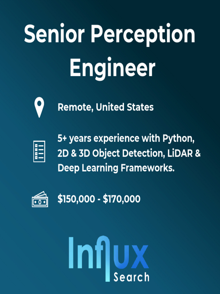 Hiring - Senior Perception Engineer | PDF