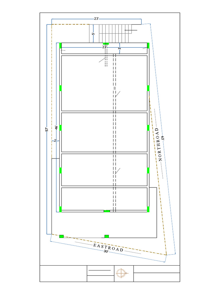 Ground Floor Beam Plan for Residence | PDF