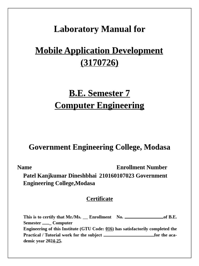 TARAL FINAL MAD | PDF | Android (Operating System) | Databases