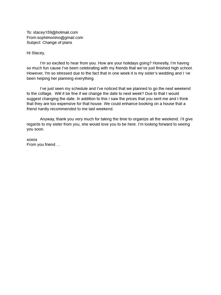 Informal Email | PDF