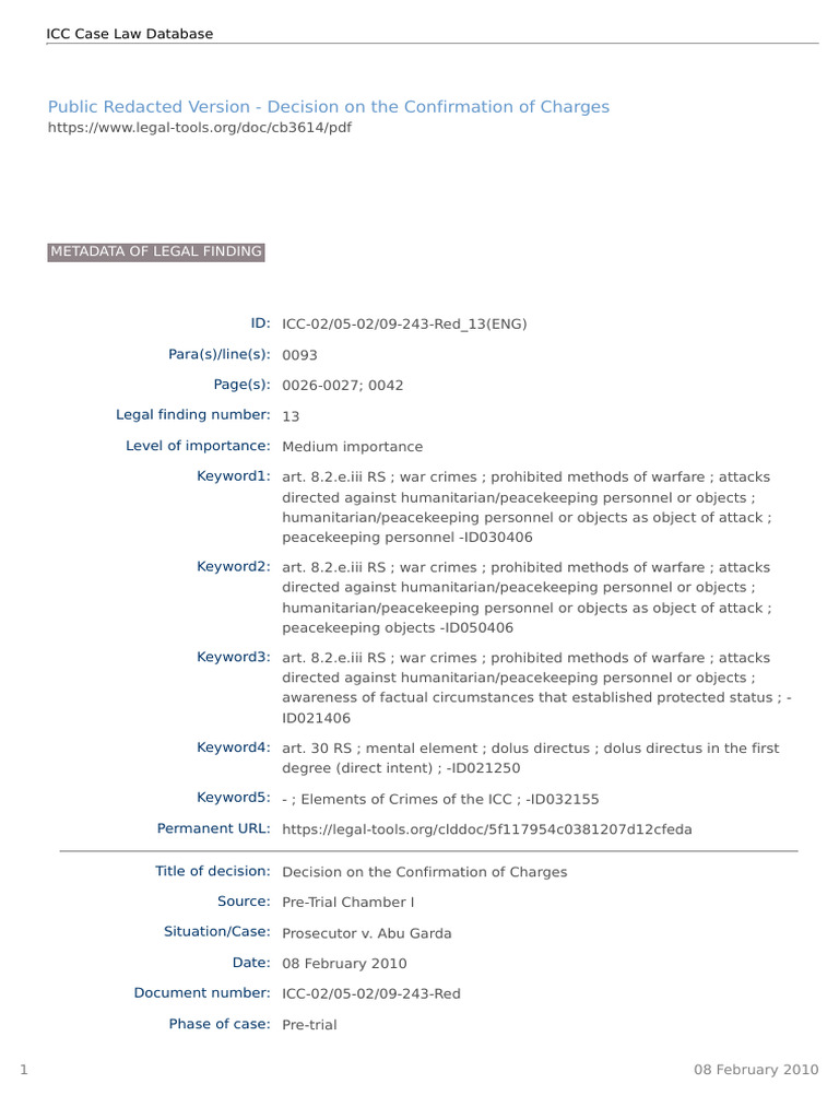 ICC-02_05-02_09-243-Red_13(ENG) | PDF | Intention (Criminal Law) | War ...