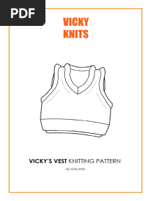 Vest Knitting Pattern
