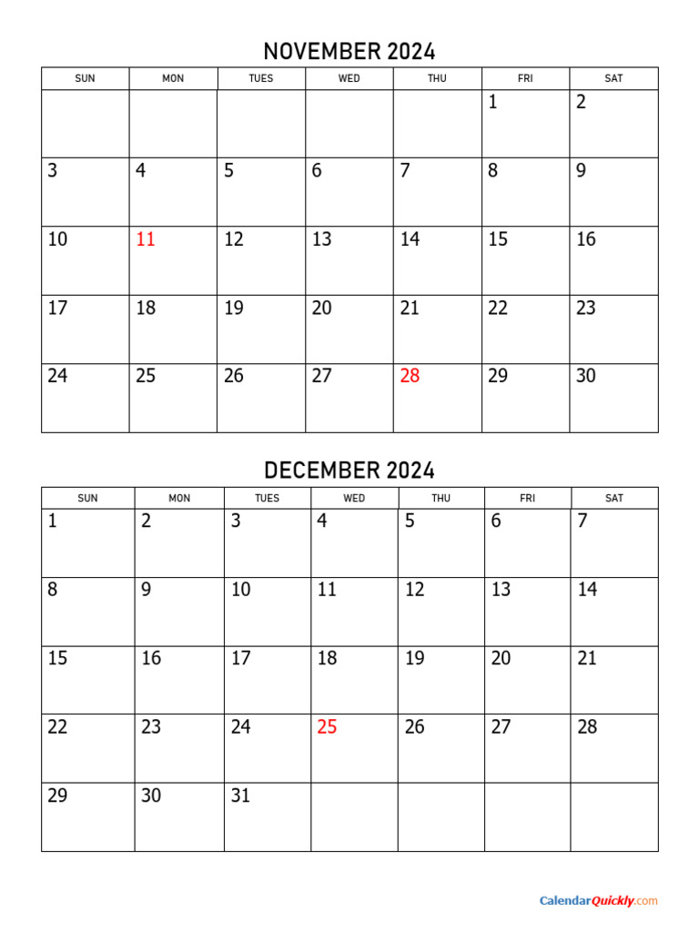 november-december-two-months-2024-calendar-vertical | PDF