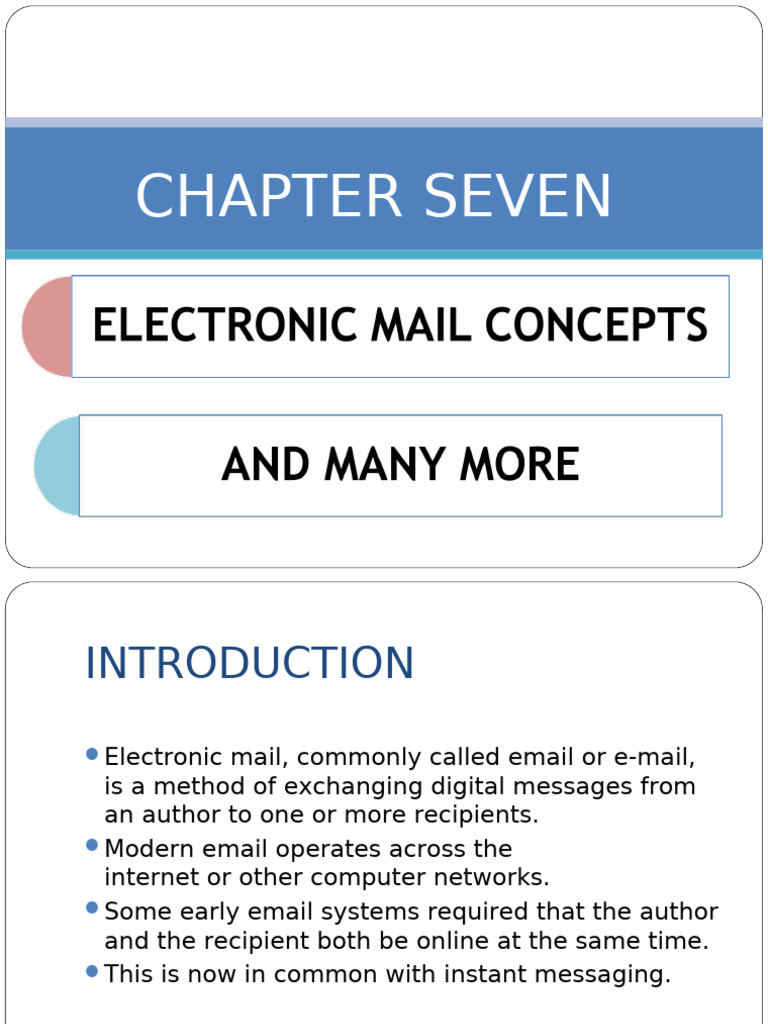 Email in Computer Networks Overview | PDF | Internet | Internet Forum