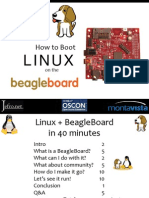 How To Boot Linux On The Beagle Board Presentation