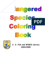 Endangered Species Coloring