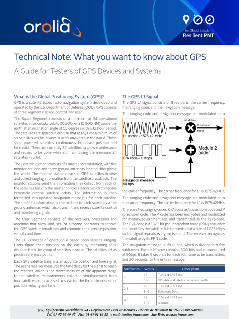 A Guide For Testers of GPS Devices and Systems TN15-101 Revb v3-02-04 ...