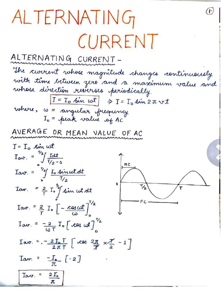 Ac Notes | PDF