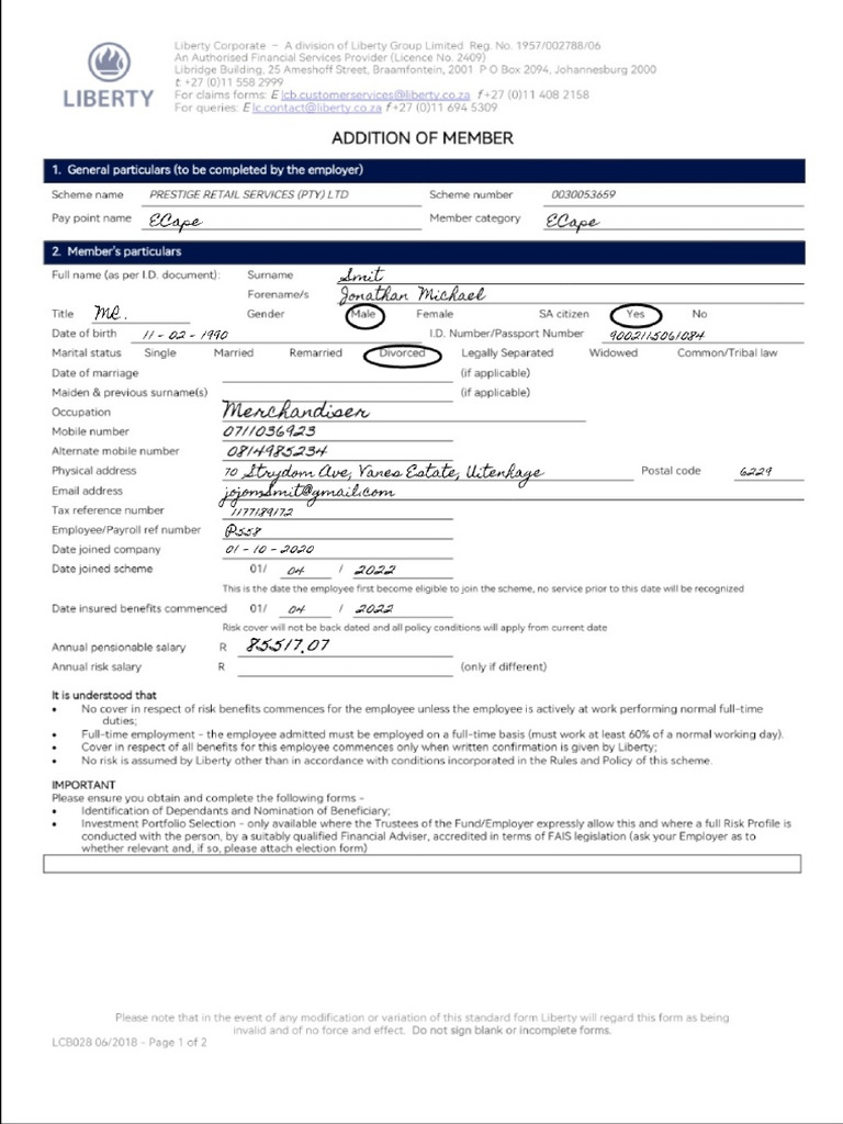 Member Addition | PDF