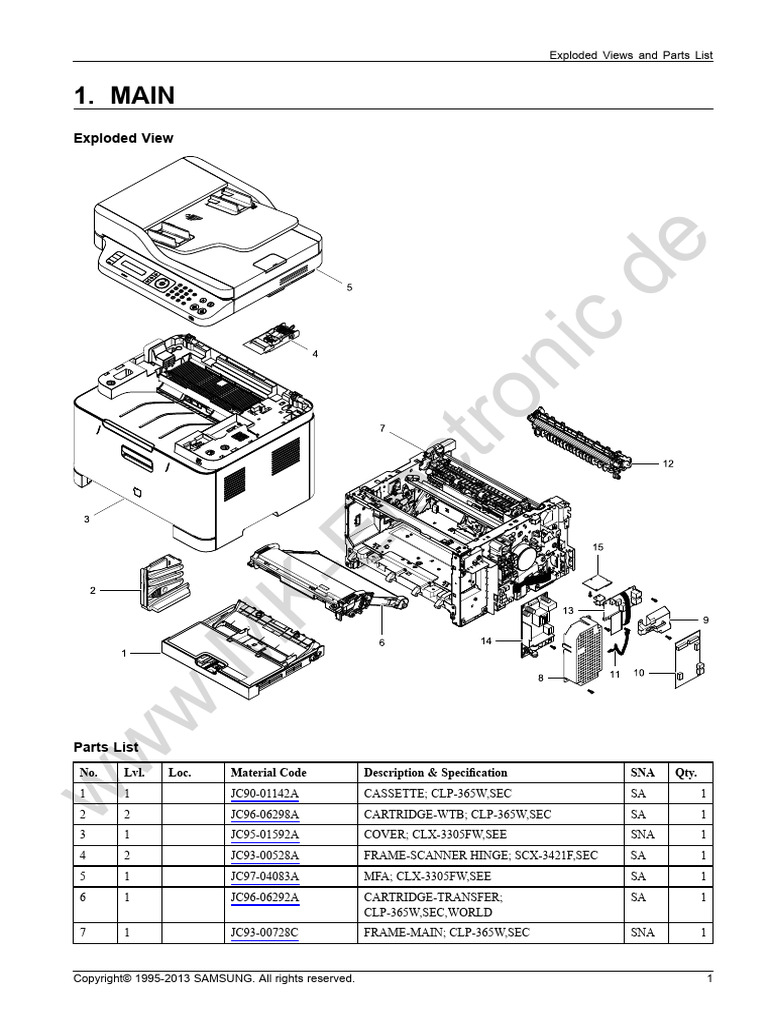 CLX 3305 | PDF