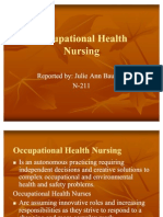 Occupational Health Nursing