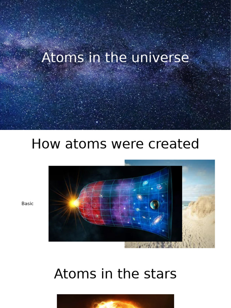 Atoms in The Universe | PDF