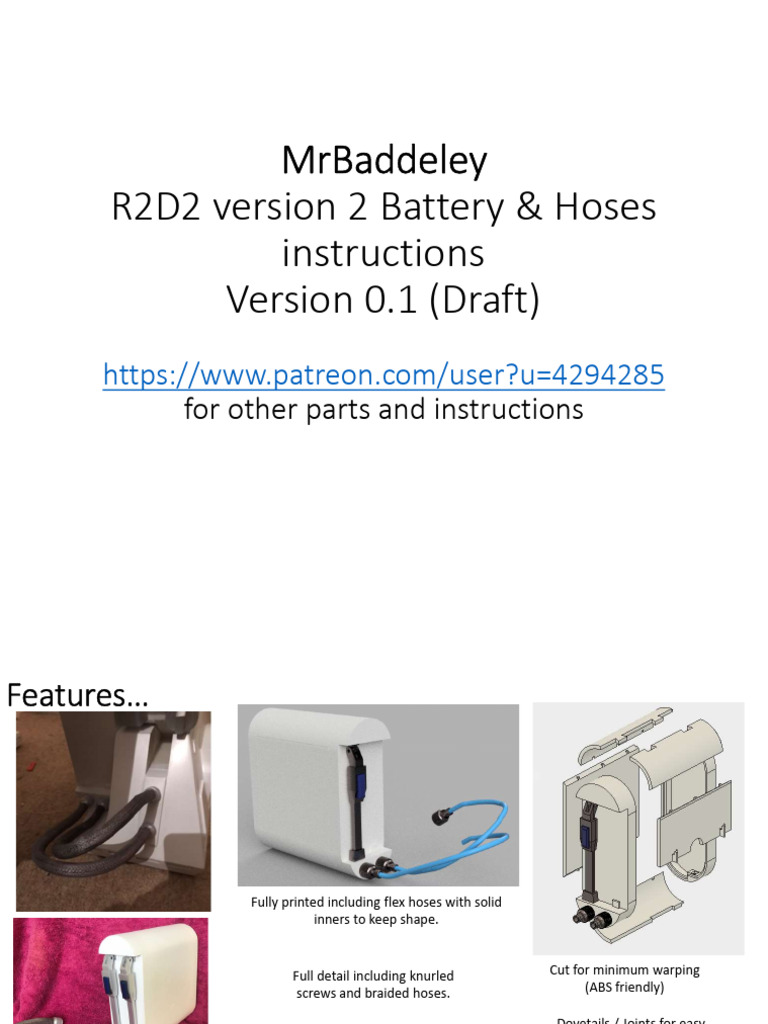 R2 Ver2 Battery Boxes &amp; Hoses Instructions v1 | PDF | Materials