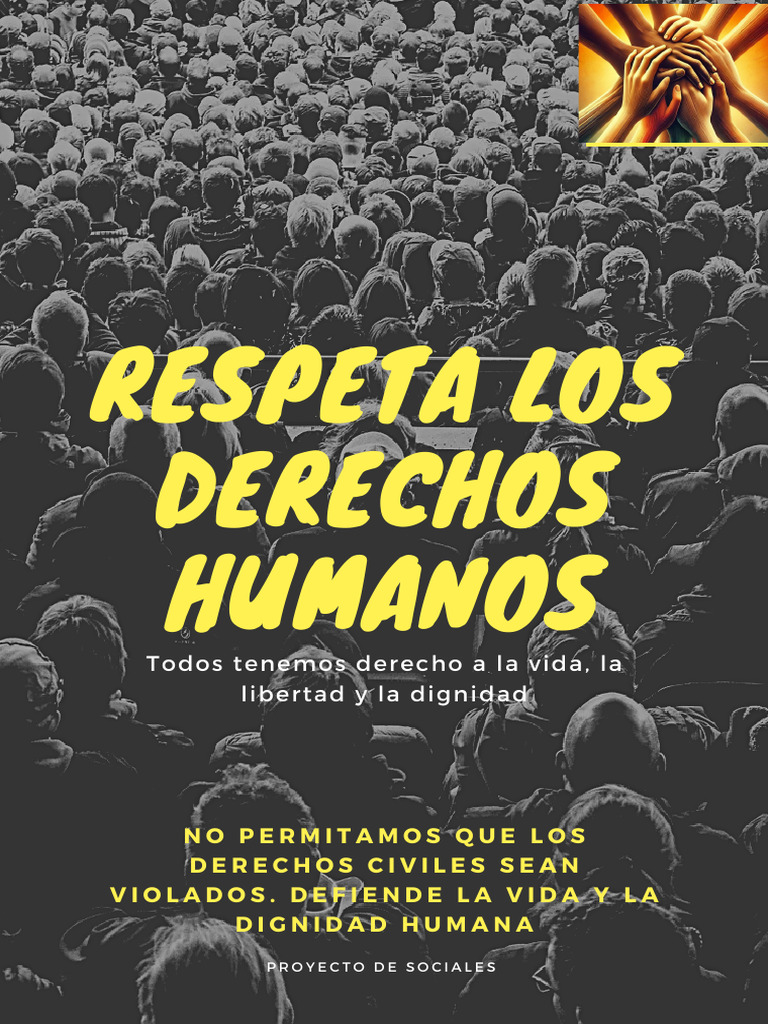 Yellow People Illustration Human Rights Poster - 20241005 - 095432 ...