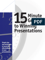 15 Minutes Guide to Winning Presentation