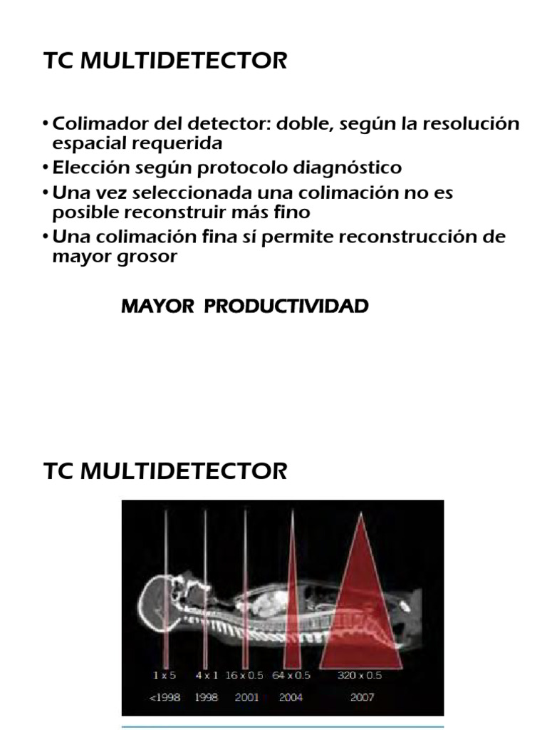 TC Multidetector | PDF | Radiología | Protección de radiación