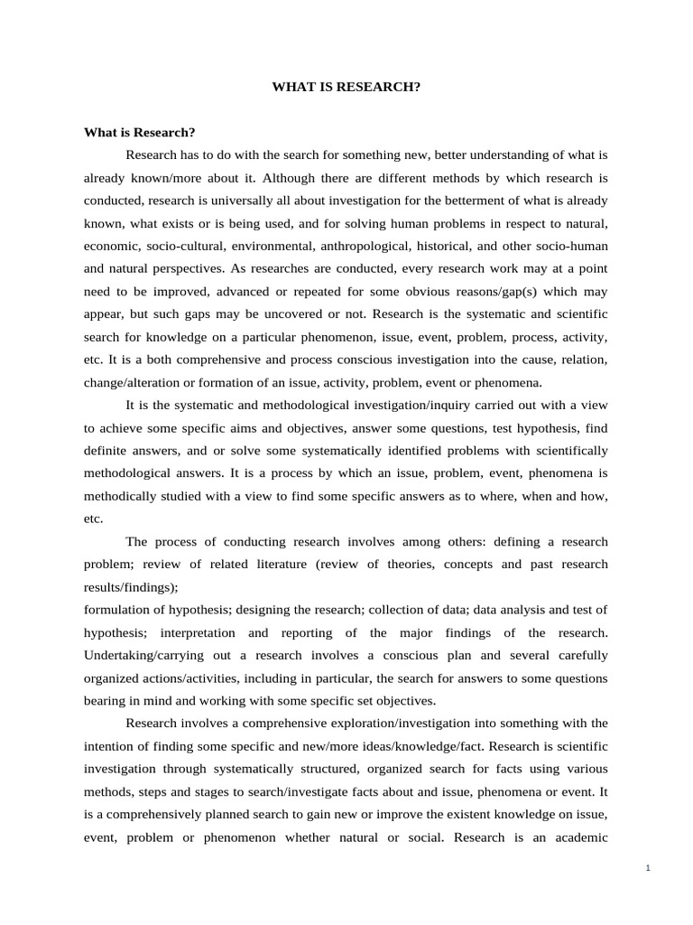 Research Methodology L200 | PDF | Scientific Method | Experiment
