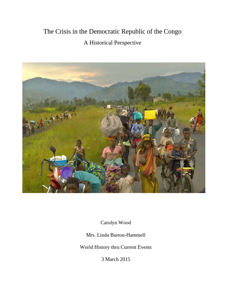 The Crisis in The Democratic Republic of The Congo (REAL) | PDF ...