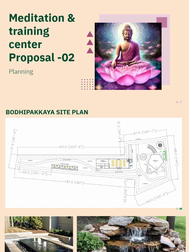 Meditation Center Floor Plan Proposal | PDF