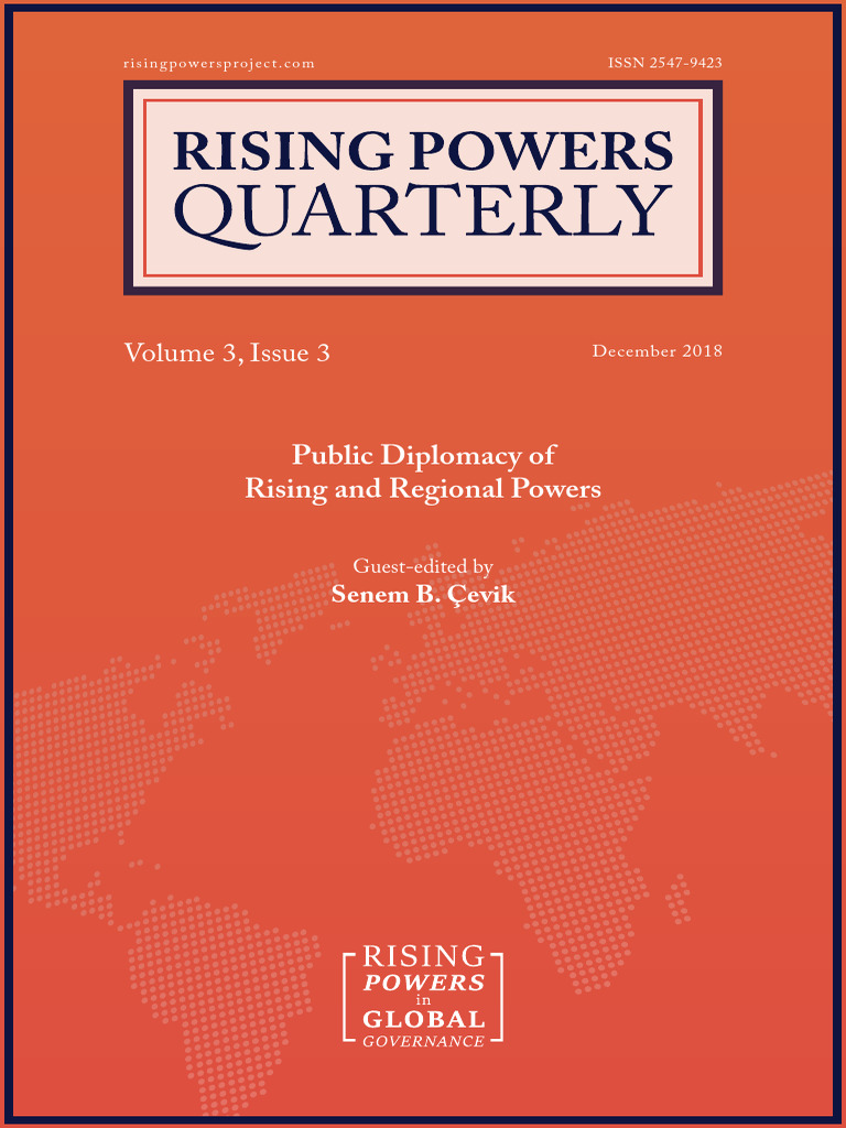 Rising Powers Quarterly Volume 3 Issue 3 | PDF | Soft Power | Public ...