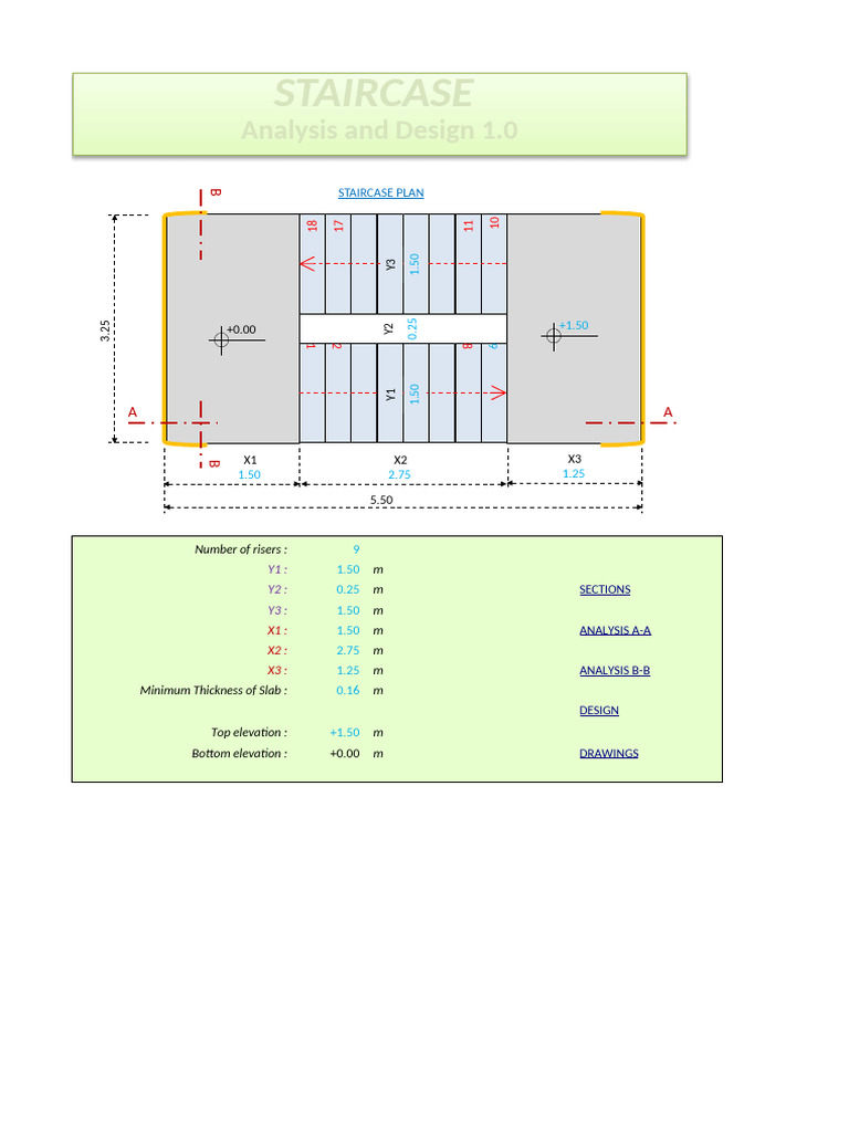 Staircase Analysis And Design V1 0 Pdf