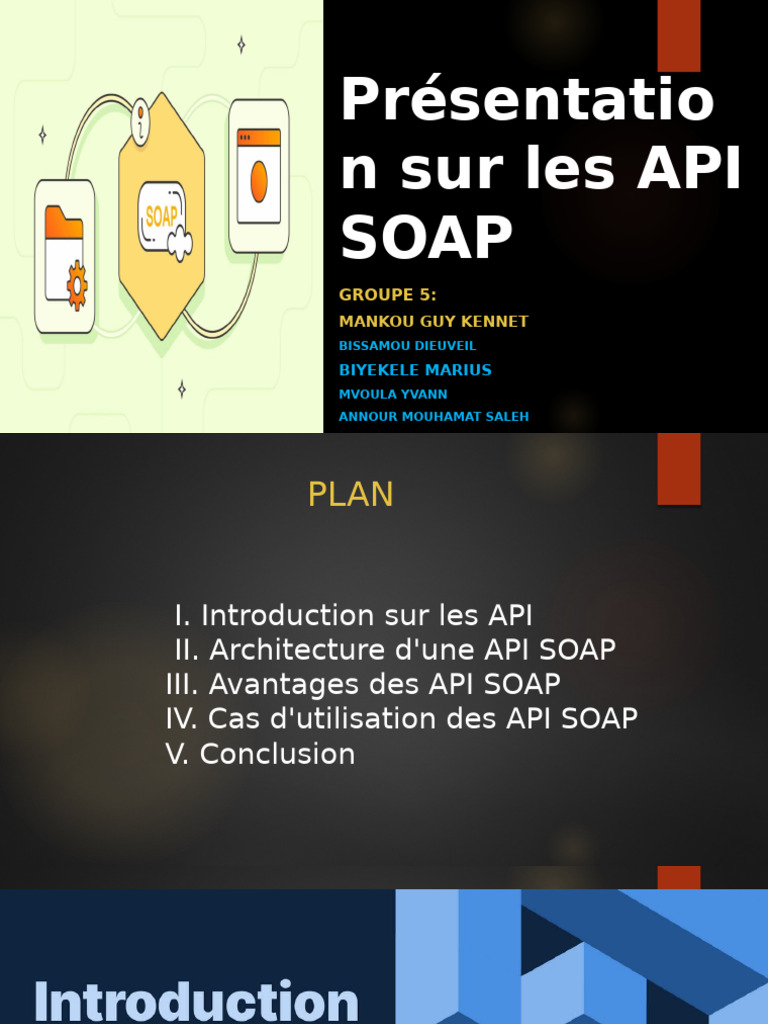 Présentation API SOAP | PDF | Serveur (Informatique) | Internet