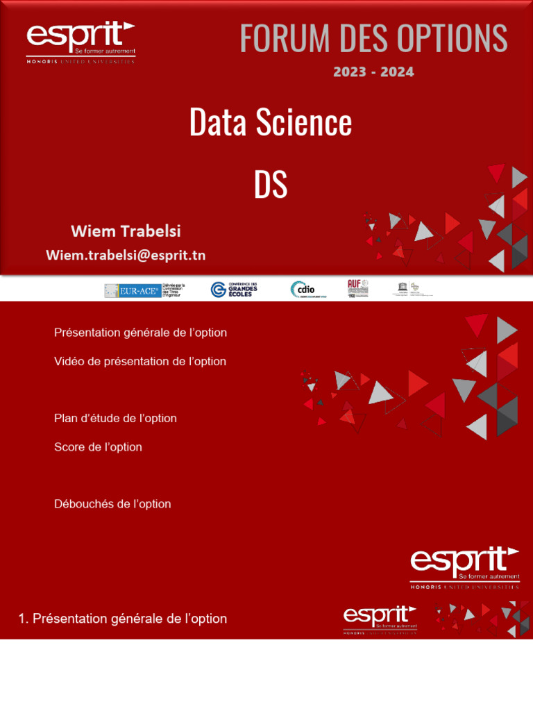 Forum des Options en Data Science | PDF | Data Science | Data
