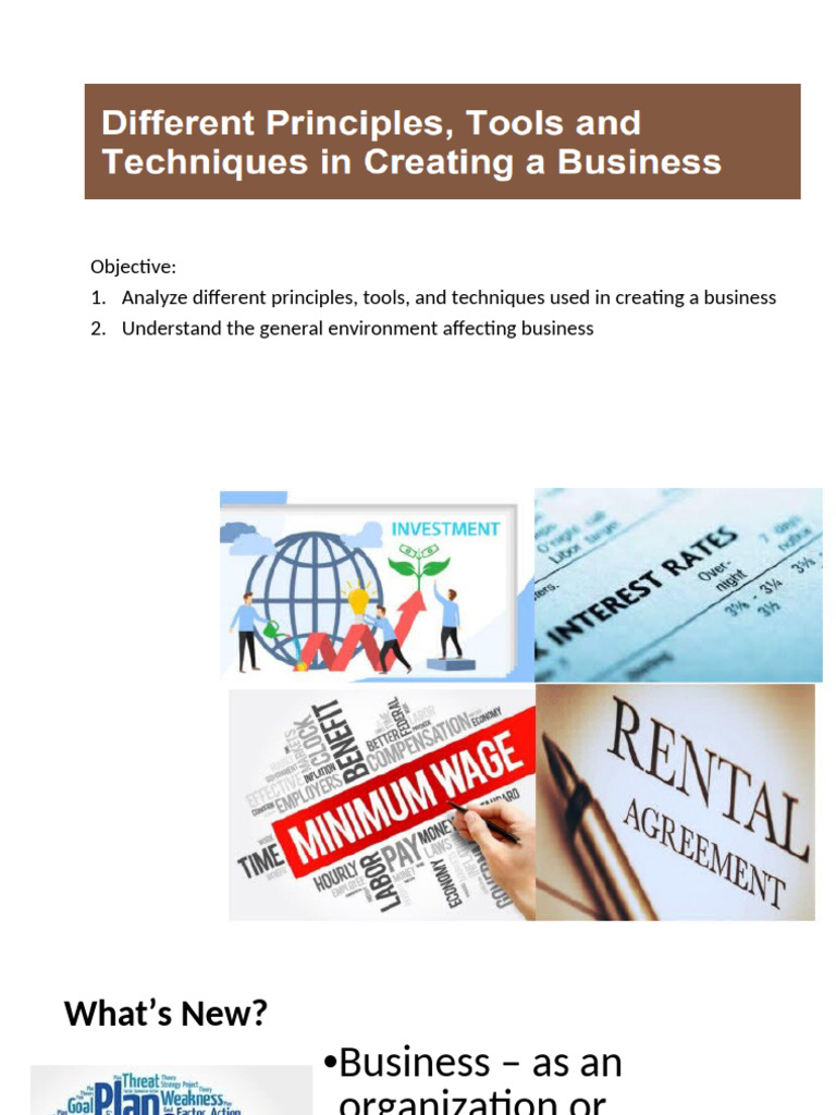 Lesson 3a C Principles Tools and Techniques | PDF | Business | Business ...