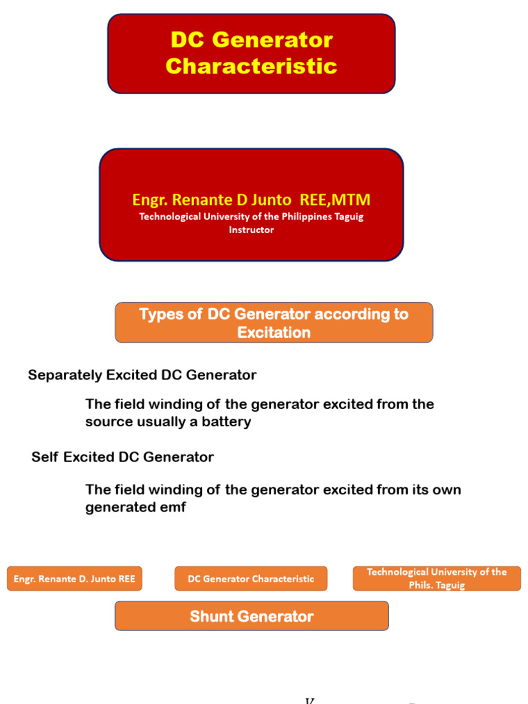 DC Generator Characteristics and Types | PDF | Electric Generator ...