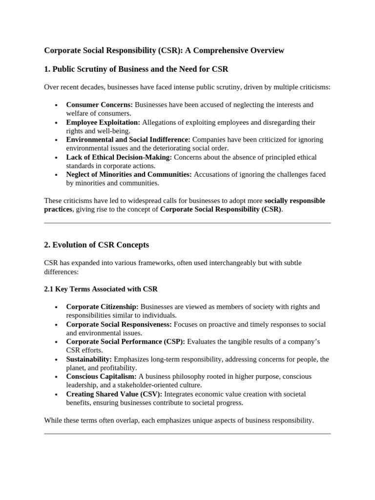 Corporate Social ResponsibilityAR | PDF | Corporate Social ...