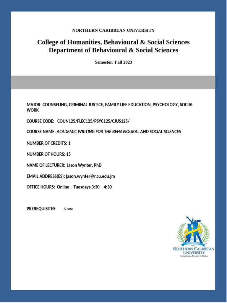 Academic Writing in Social Sciences | PDF | Apa Style | Citation
