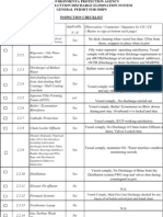 New Updated EPA NPDES VGP Inspection Checklist