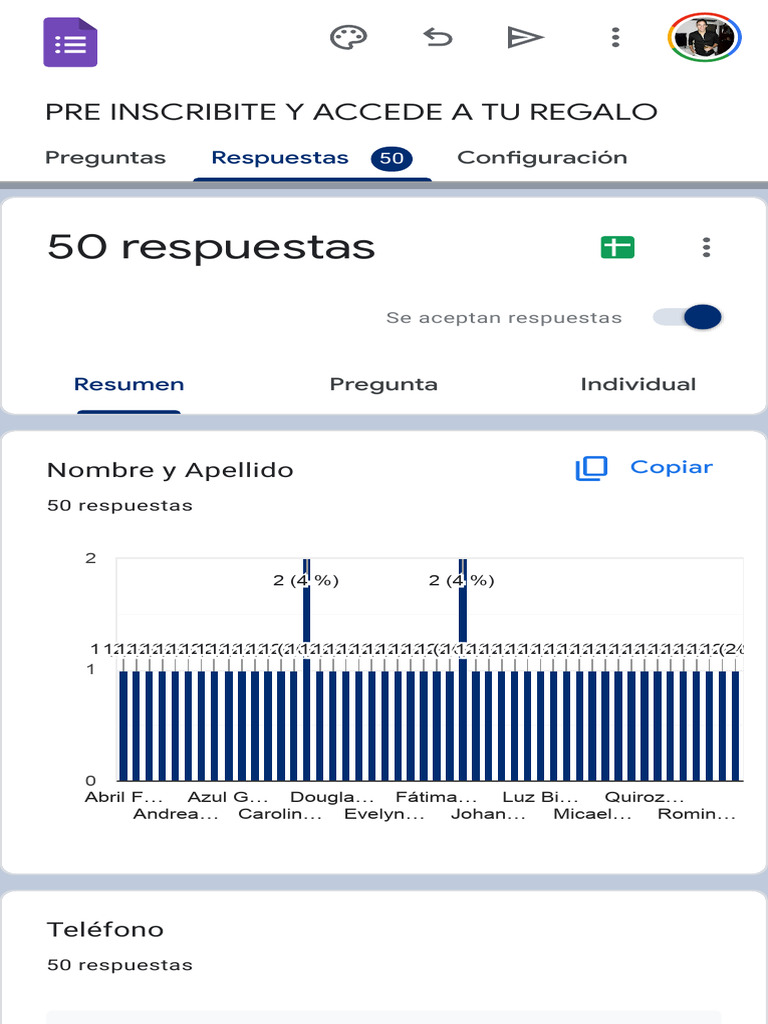 Pre Inscribite y Accede A Tu Regalo - Formularios de Google | PDF