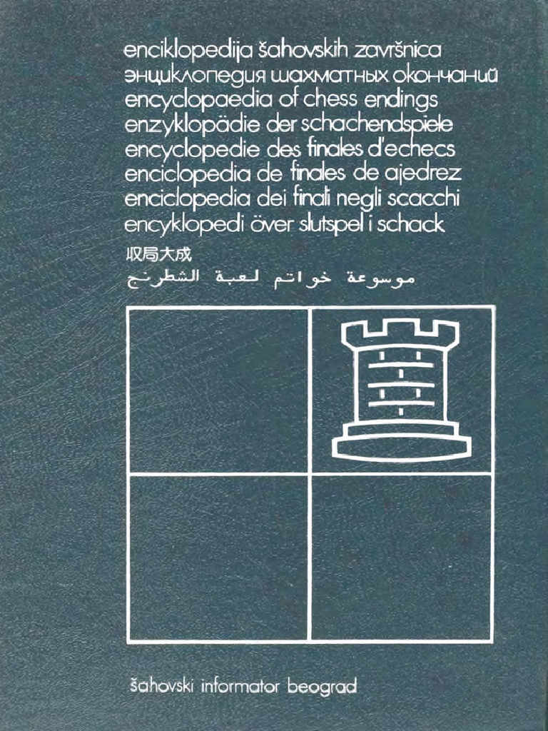 Encyclopaedia of Chess Ending Tom 2 2 Compress | PDF