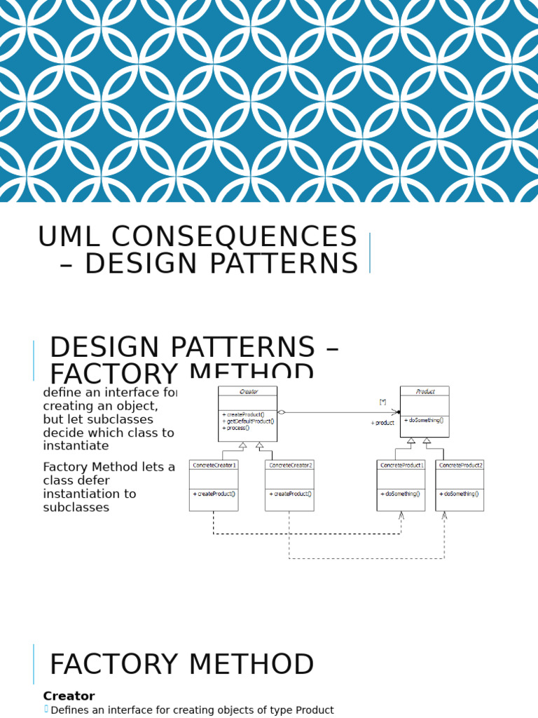 UML Design Patterns Overview | PDF | Class (Computer Programming ...