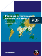 Foisurvey2006 Freedom of Information Around the World 2006