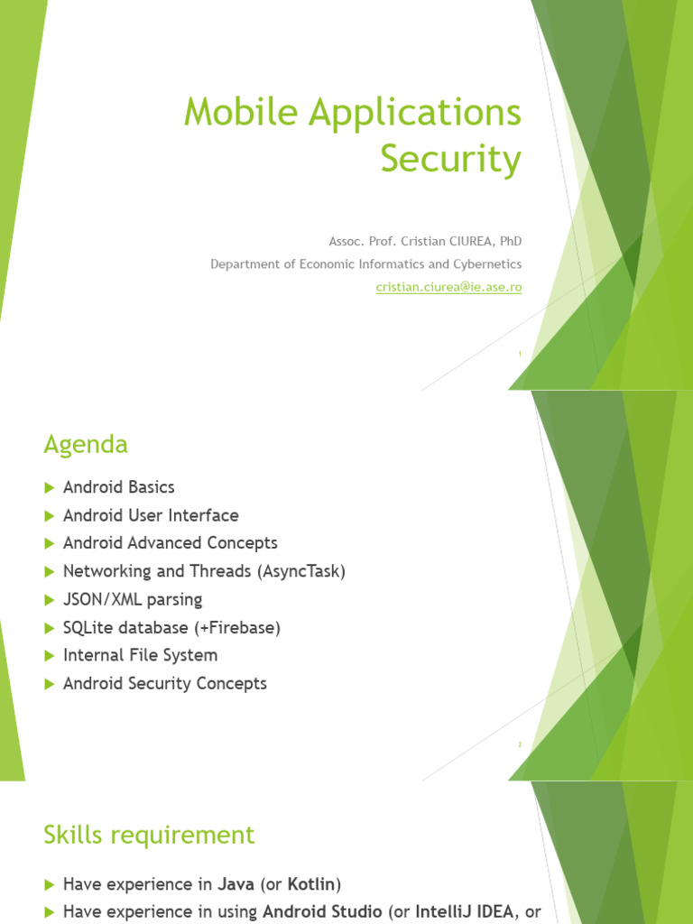 Android Mobile App Development Guide | PDF | Android (Operating System ...