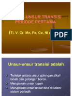 Unsur-Unsur Transisi Periode Pertama