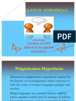 Pidginization Hypothesis - PPT New