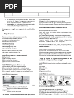 Simulado 01 - Português - 5º Ano (Professor Adonis) | PDF