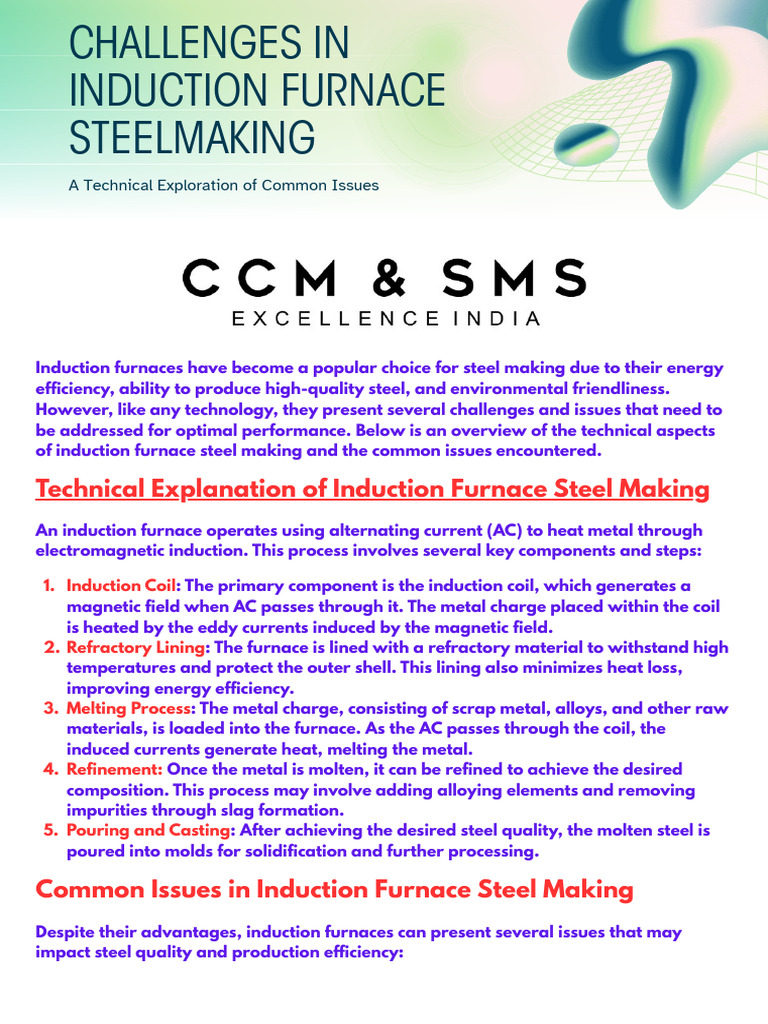 Challenges in Induction Furnace Steelmaking | PDF | Steelmaking | Steel